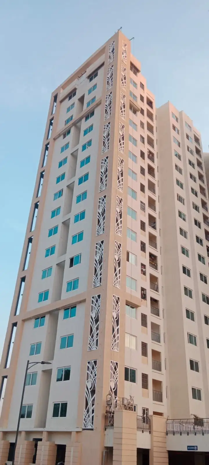 Shriram Greenfield, Bidarahalli, Bengaluru: The tower from the entrance road